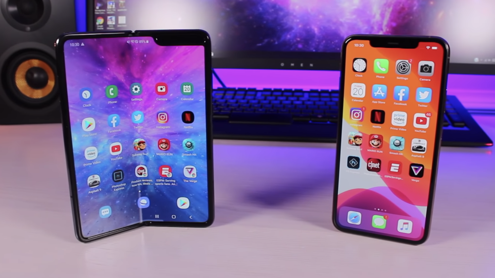 Новый рекорд: Galaxy Fold оказался быстрее iPhone 11 Pro Max Новый рекорд: Galaxy Fold оказался быстрее iPhone 11 Pro Max
