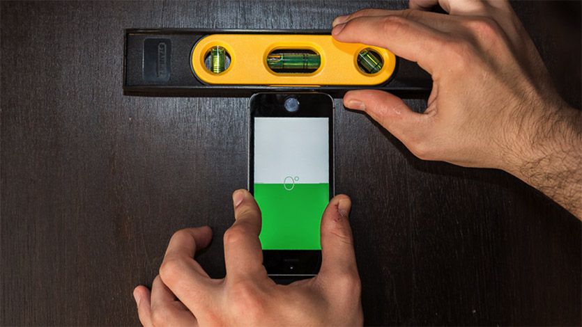 Строительный уровень и iPhone