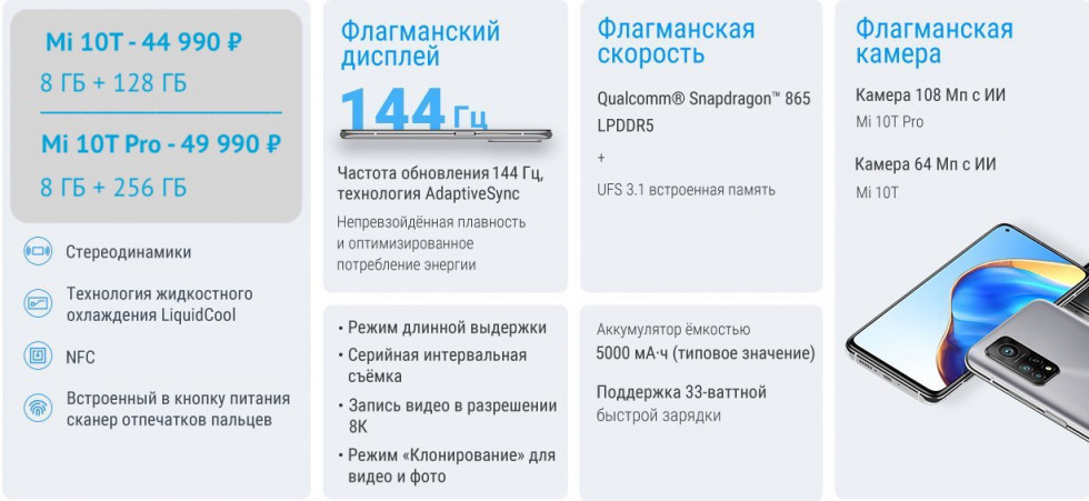 Сравнение Xiaomi Mi 10T Pro и Mi 10T - что общего и чем отличаются