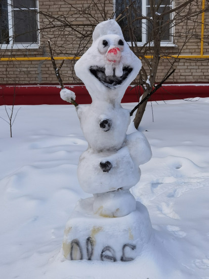 снеговик 1 хуавей