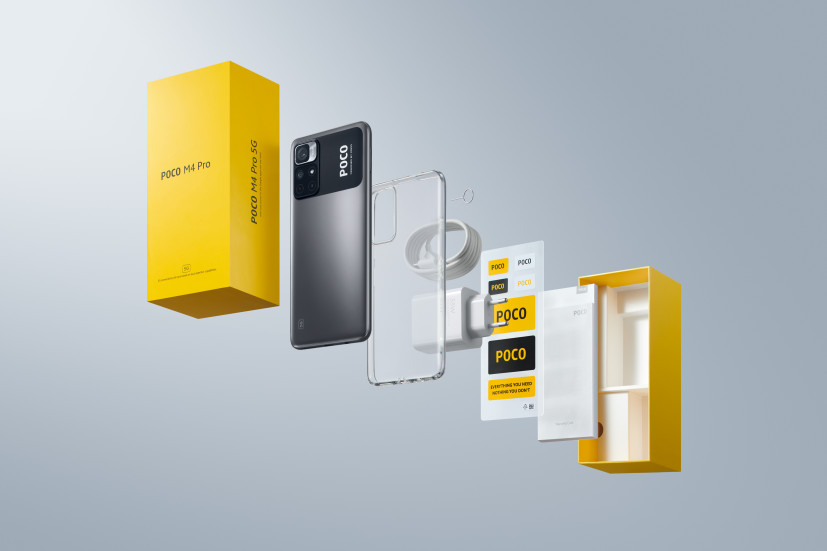 POCO M4 Pro распаковка комплектация коробка